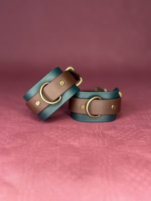 Wrist Cuffs, Handfesseln in Grün für Damen, Herren; Fantasy-Style
