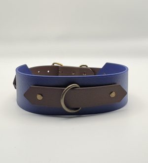 Biothane Bondage Collar Halsband blau für Damen, Herren, Submissive