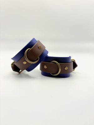 Wrist Cuffs, Handfesseln in Blau für Damen, Herren, Submissives