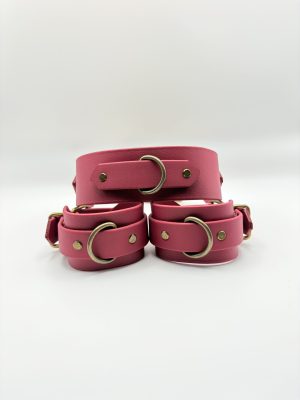 Kleines Bondage-Set Weinrot